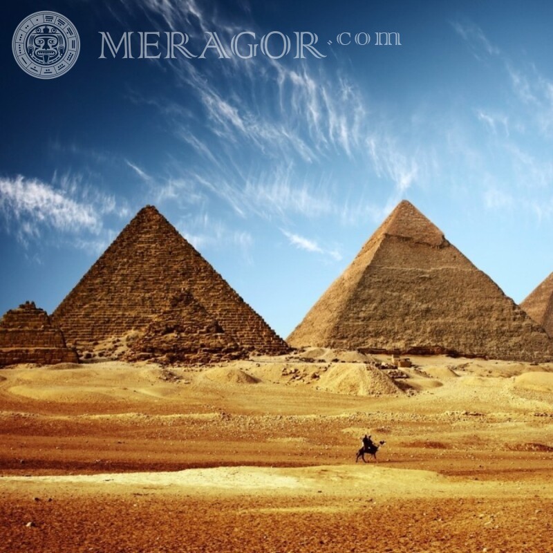 Єгипетські піраміди фото на аватарку | 0 Будівлі