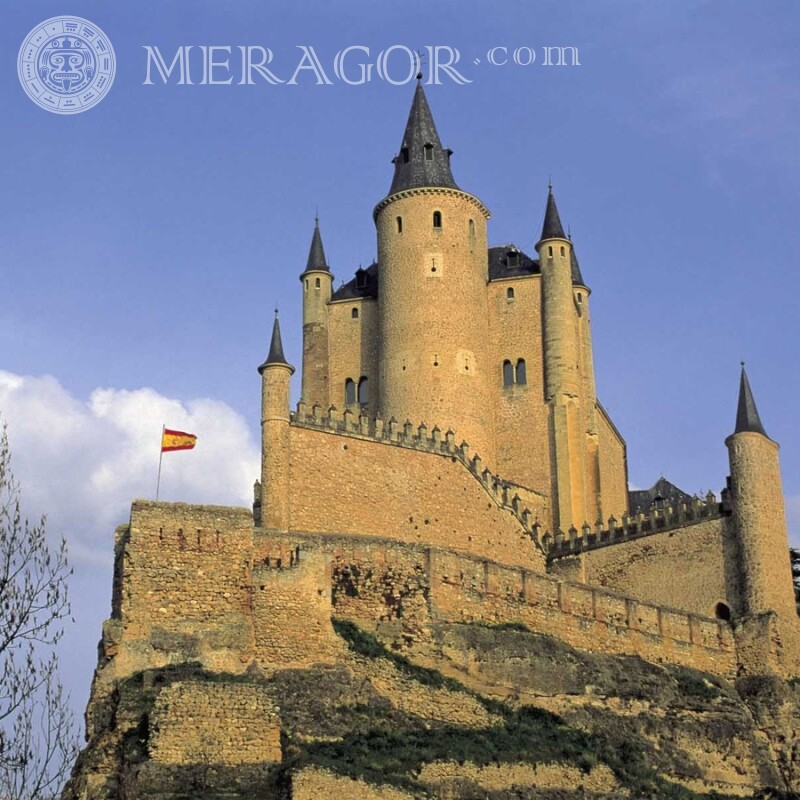 Середньовічний замок фортеця аватарка Будівлі