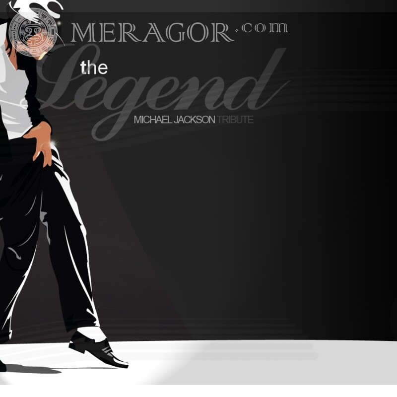 Michael Jackson Bild für Profilbild Musiker, Tänzer Anime, Zeichnung Prominente