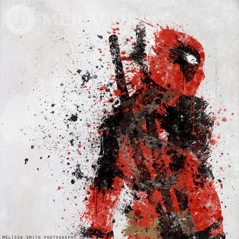 Deadpool avatar download art From films Abstraction Anime, figure