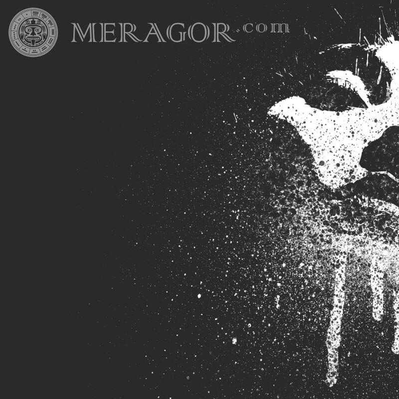Imagen abstracta para avatar Abstracción Negros