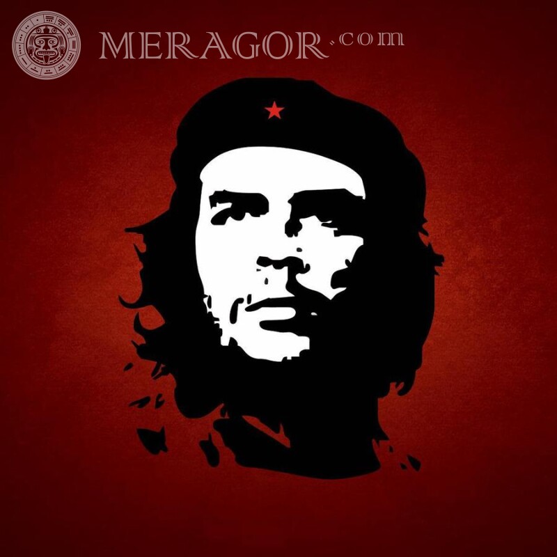 Картинка Эрнесто Че Гевара на аву Аніме, малюнок Standoff Знаменитості
