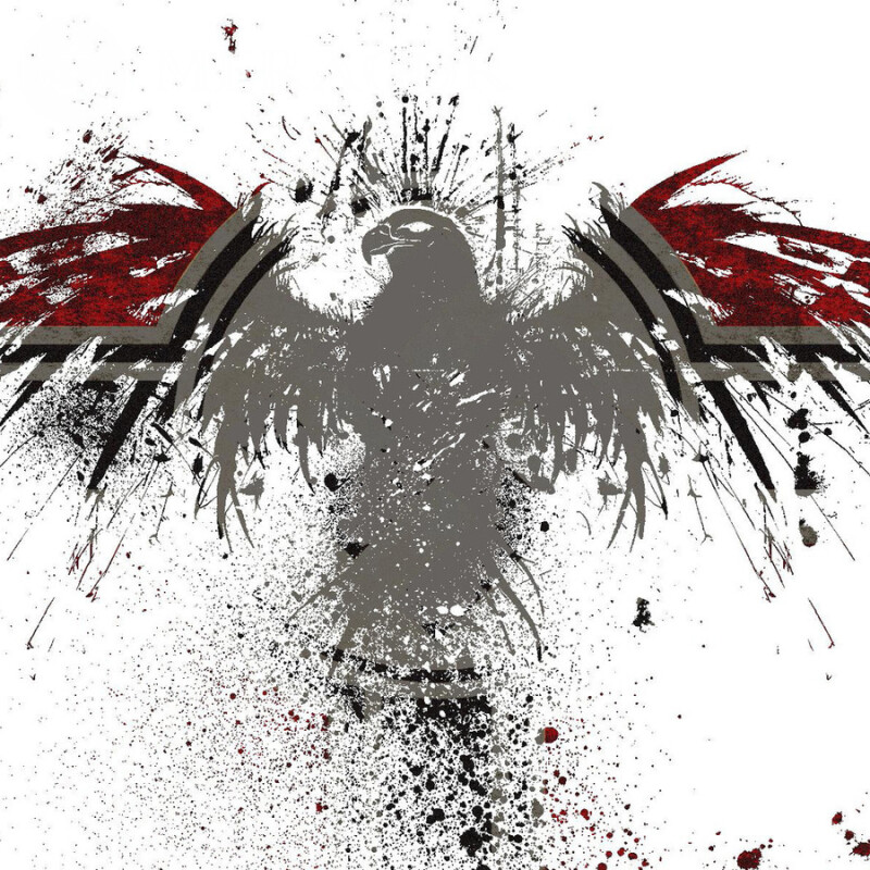 Логотип с орлом Логотипы Для клана Птицы