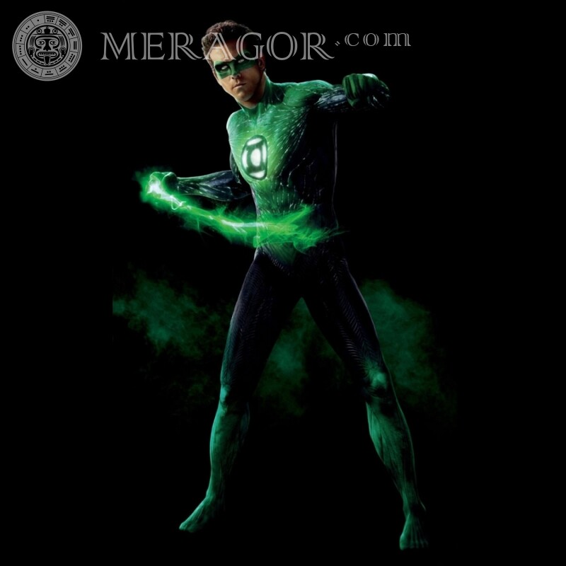 Green Lantern pour la photo de profil Des films