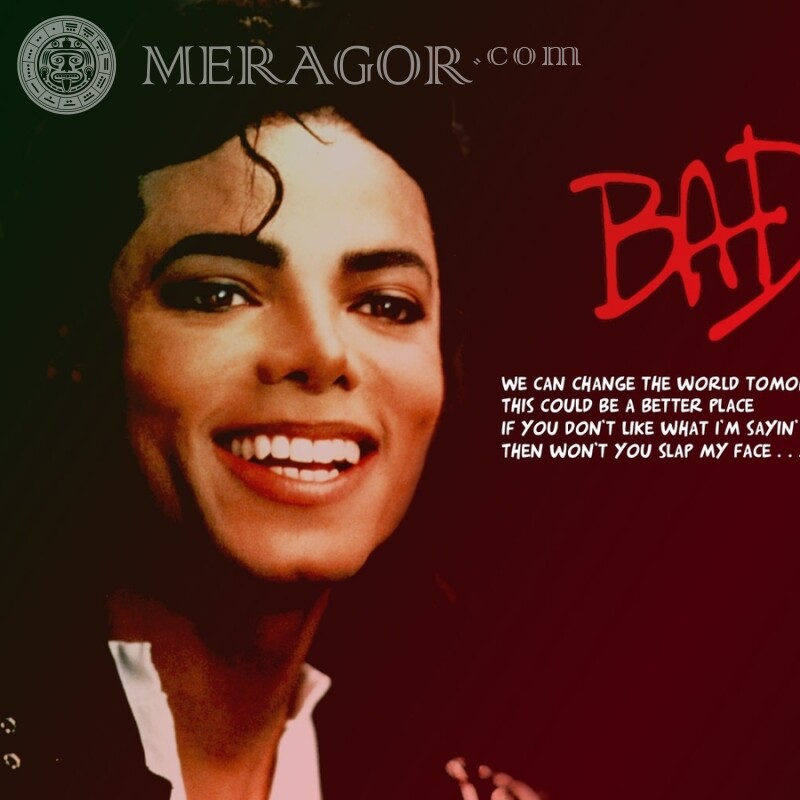 Майкл Джексон завантажити картинку на аватарку для профілю Музиканти, Танцюристи Знаменитості