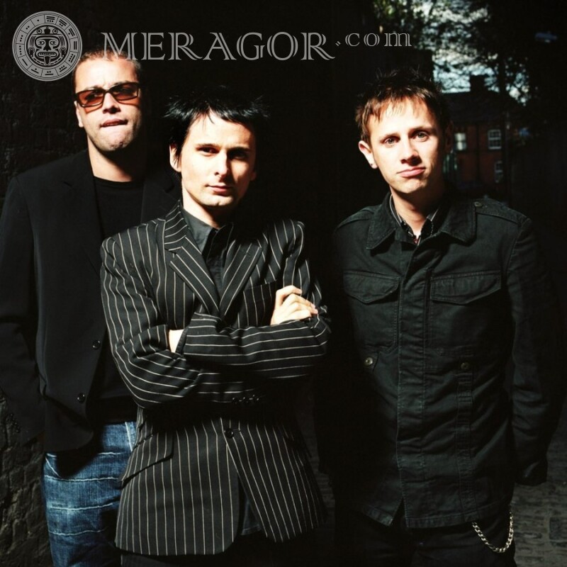 Muse рок-група фото на аватарку Музиканти, Танцюристи Чоловічий