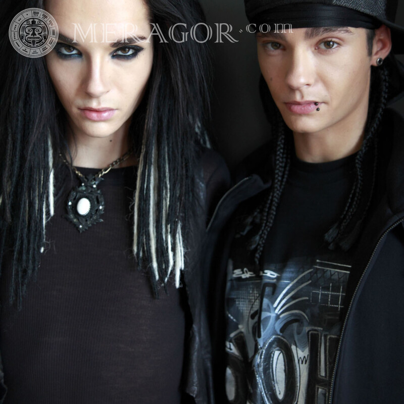 Músicos de Tokio Hotel en la foto de perfil Músicos, bailarines Celebridades