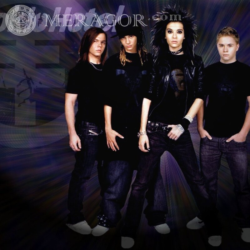 Músicos dos Tokio Hotel em download de avatar Músicos, dançarinos Celebridades