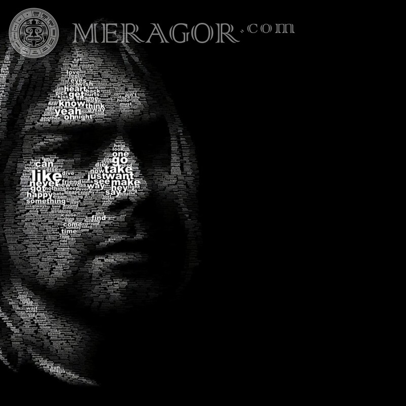 Kurt Cobain avatar for VK Musicians, Dancers Celebrities