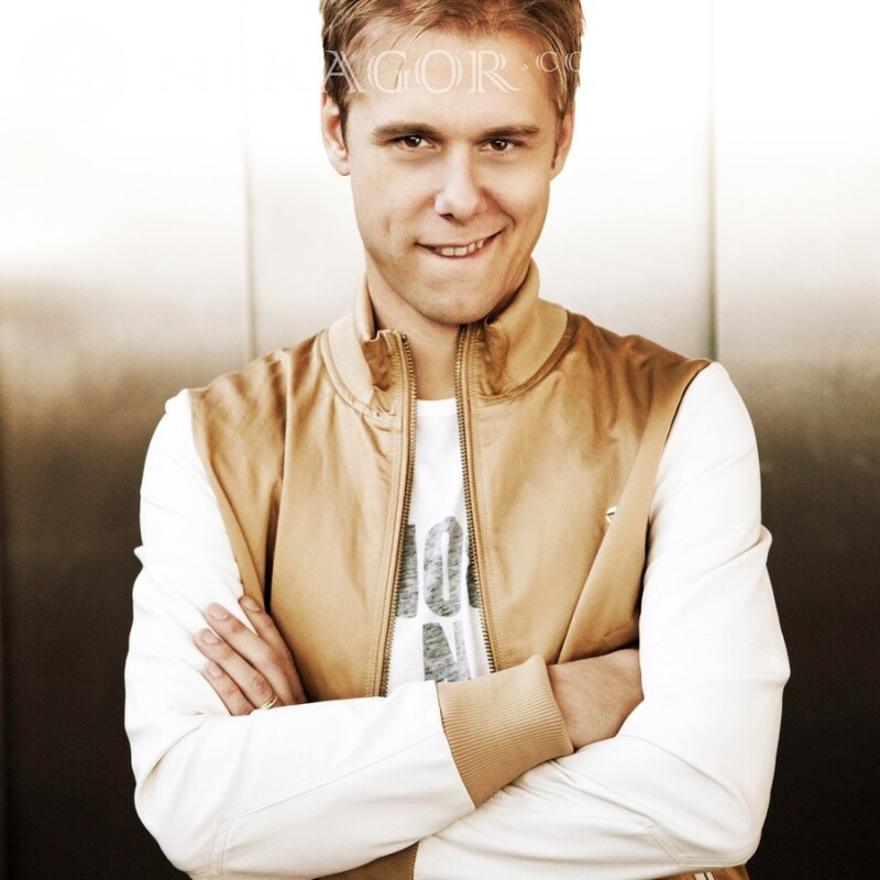 Foto de Armin van Buuren para foto de perfil Celebridades Para VK Caras, retratos Chicos