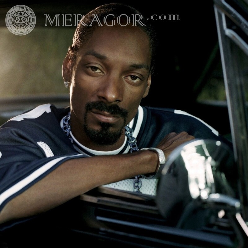 El rapero negro Snoop Dogg en la descarga de avatar Músicos, bailarines Negros Caras, retratos Masculinos