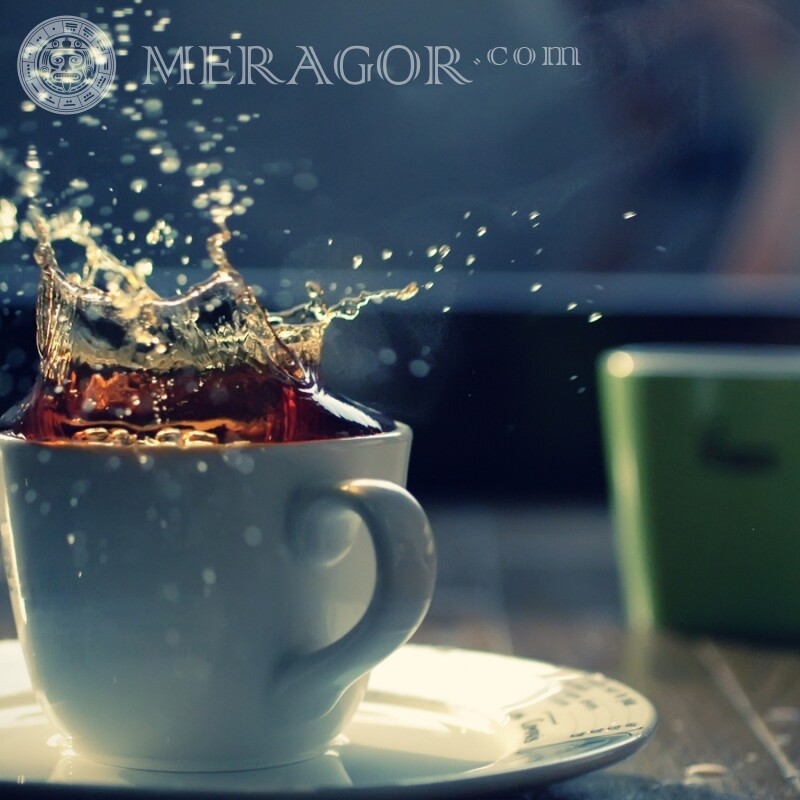 Tasse Kaffee auf Avatar Essen