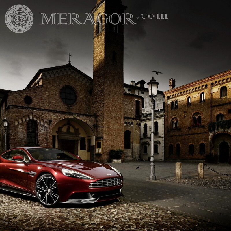 Aston Martin Bild herunterladen Autos Rottöne Transport