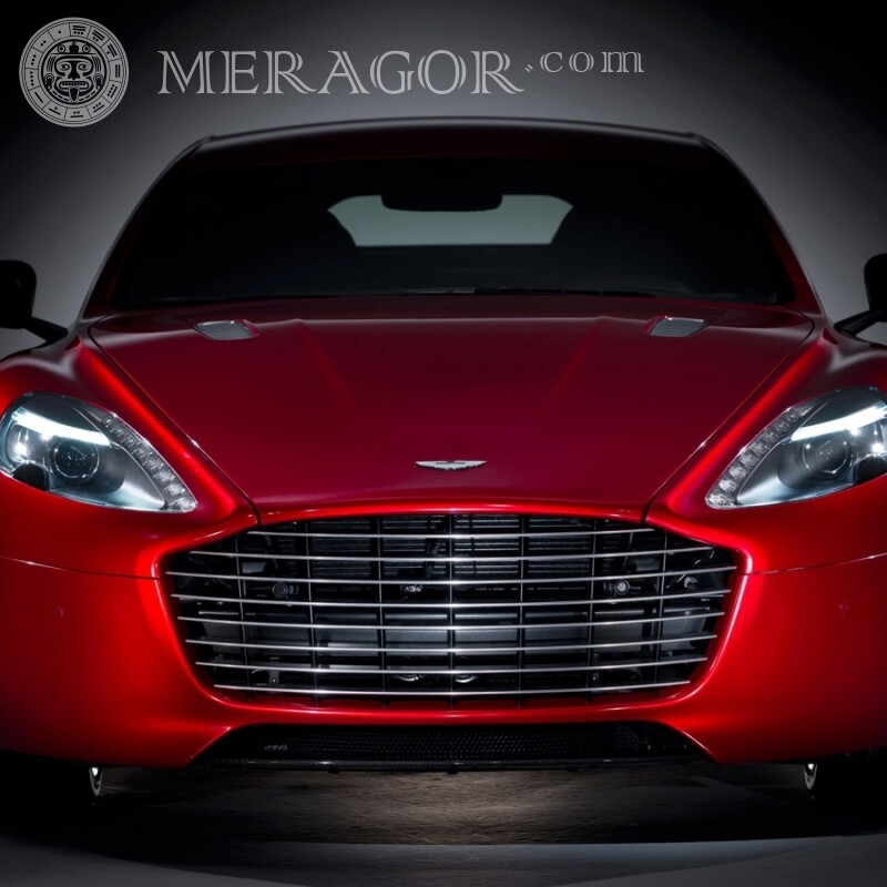 Картинка Aston Martin Автомобілі Червоні Транспорт