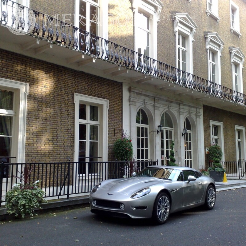 Завантажити фото сріблястий Aston Martin Автомобілі Транспорт