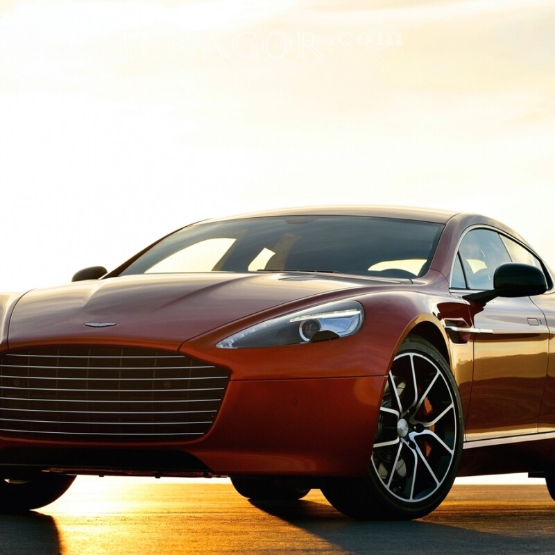 Foto Aston Martin descargar en avatar Autos Rojos Transporte