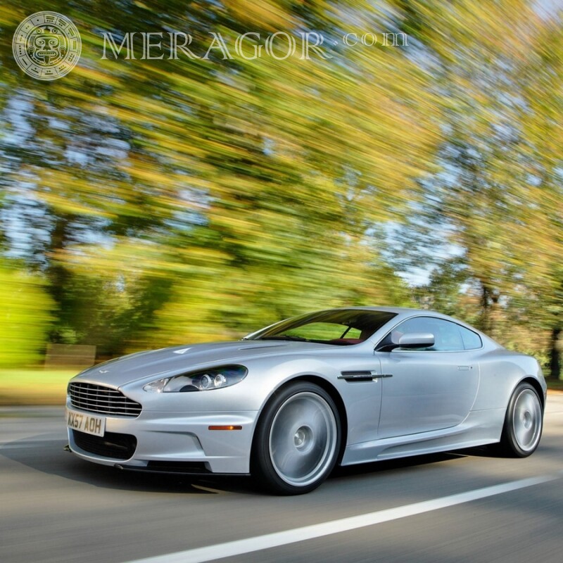 Картинка спортивного Aston Martin на аву Автомобили Транспорт