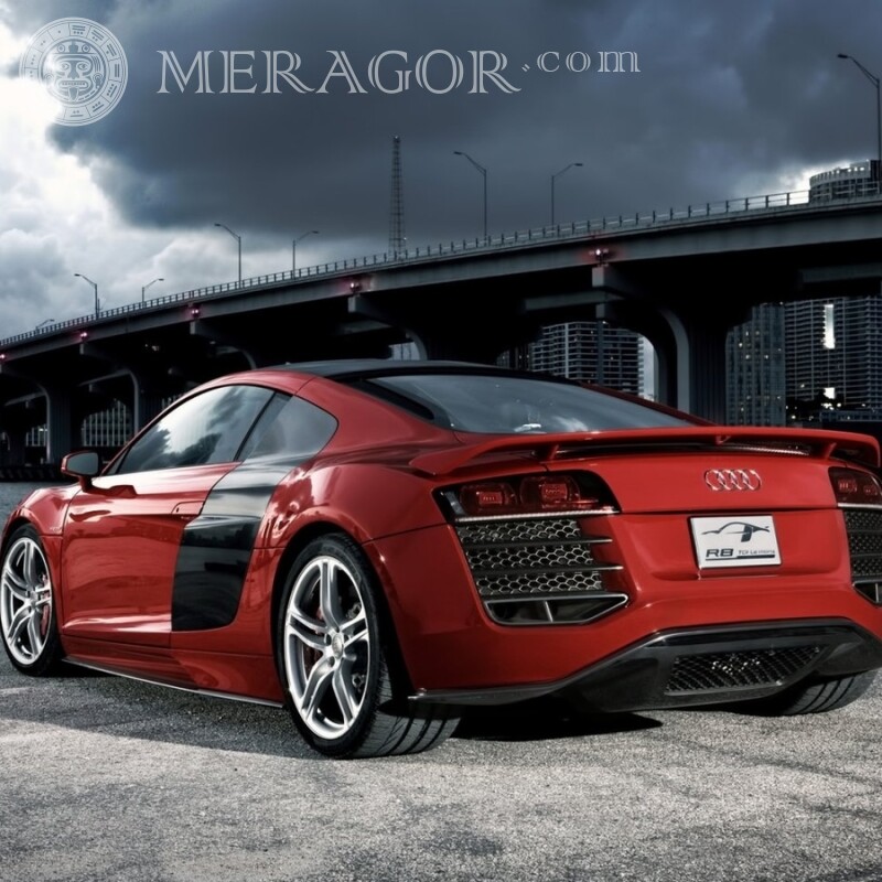 Download Audi picture for account cover Cars Reds Transport