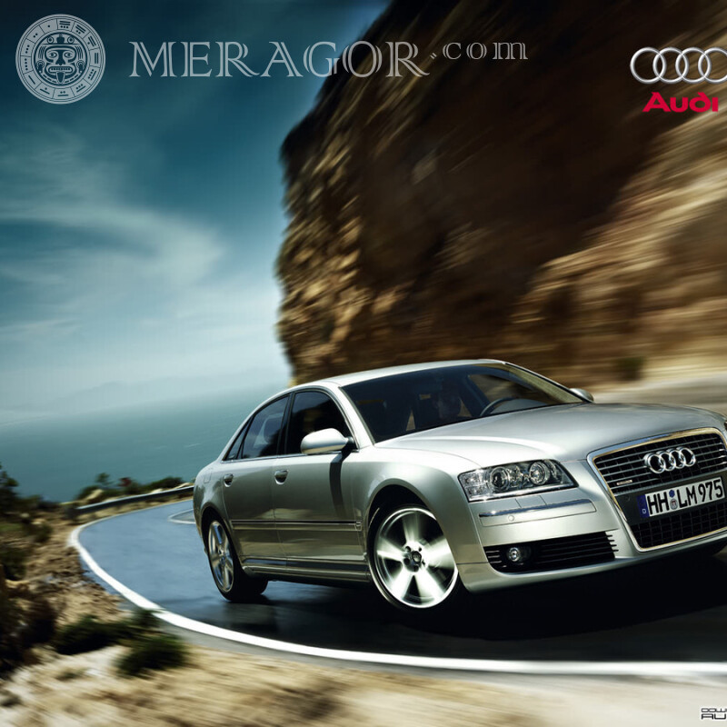 Download da foto Audi no avatar no TikTok Carros Transporte