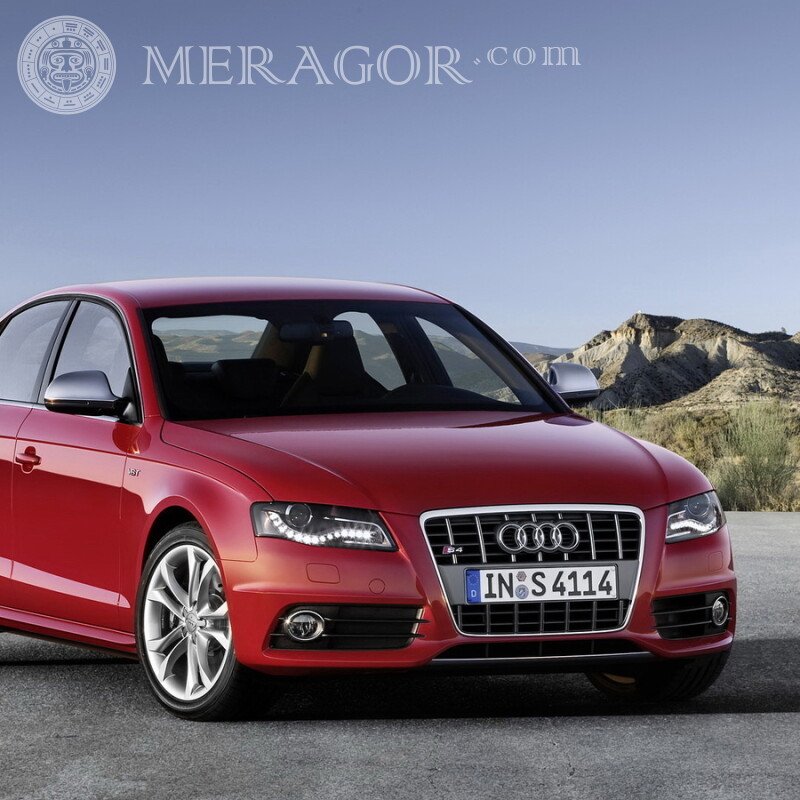 Audi Profilbild für einen Kerl Autos Rottöne Transport