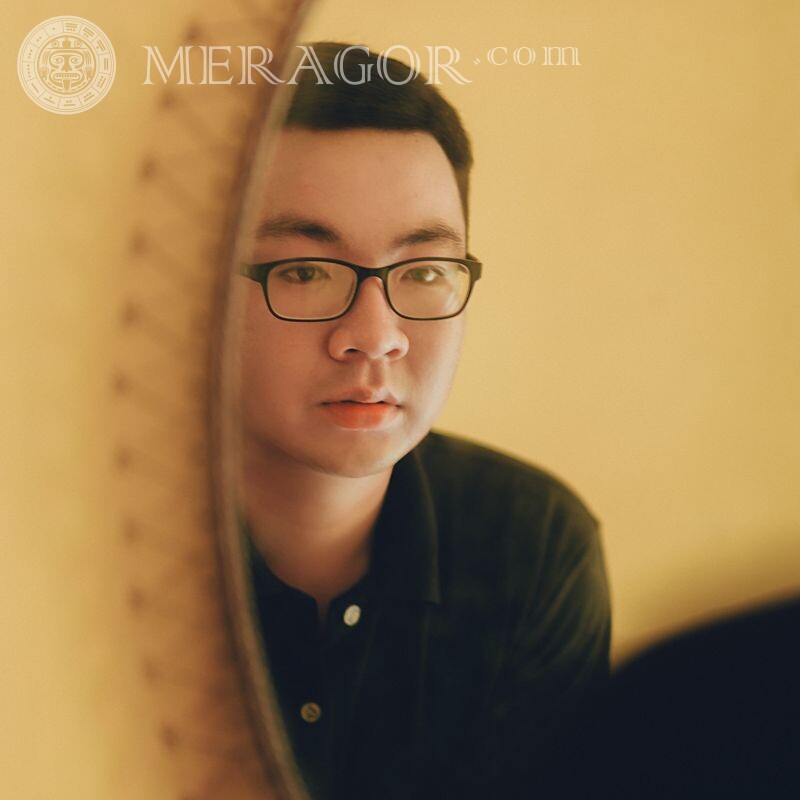 Мужчина китаец 35 лет фото Азиаты В очках Лица, портреты