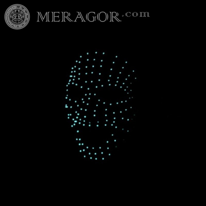Avatar sombre sans masque facial Noires Animé, dessin Masqué