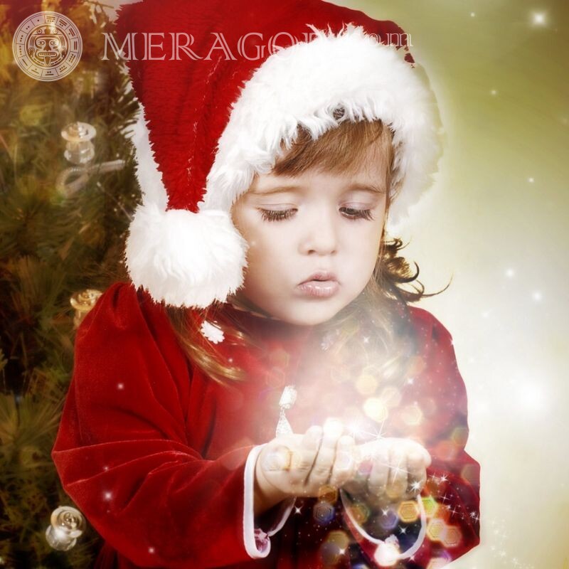 Дитина в новорічному костюмі картинка на аватар Дитячий Свято