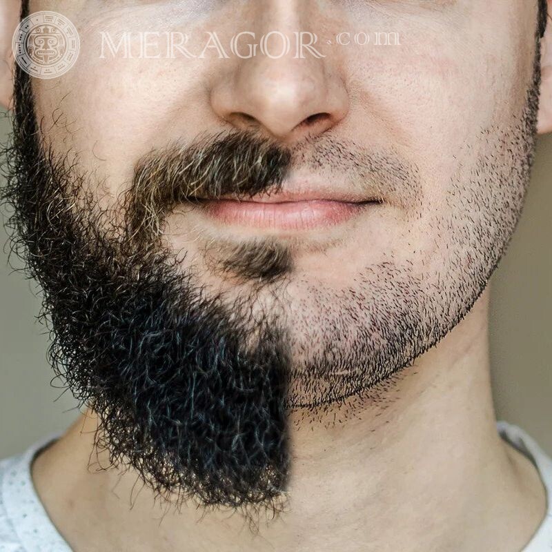 Photos sympas sur la barbe Sans visage Gars Hommes