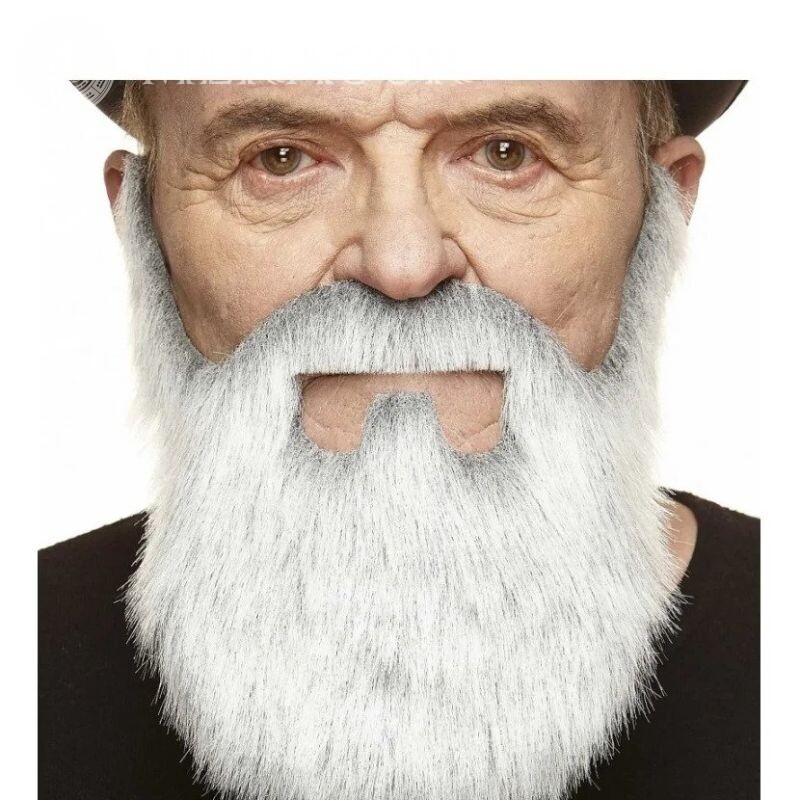 Anciano barbudo en avatar Barbado Caras, retratos Todas las caras Rostros de hombres