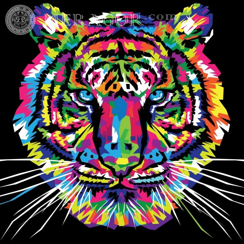 Descargar imágenes para tigre avatar Tigres