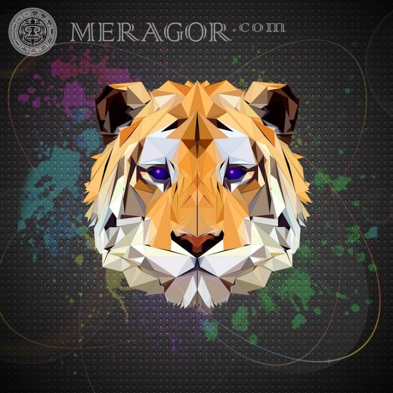 Descargar tiger art en avatar Tigres
