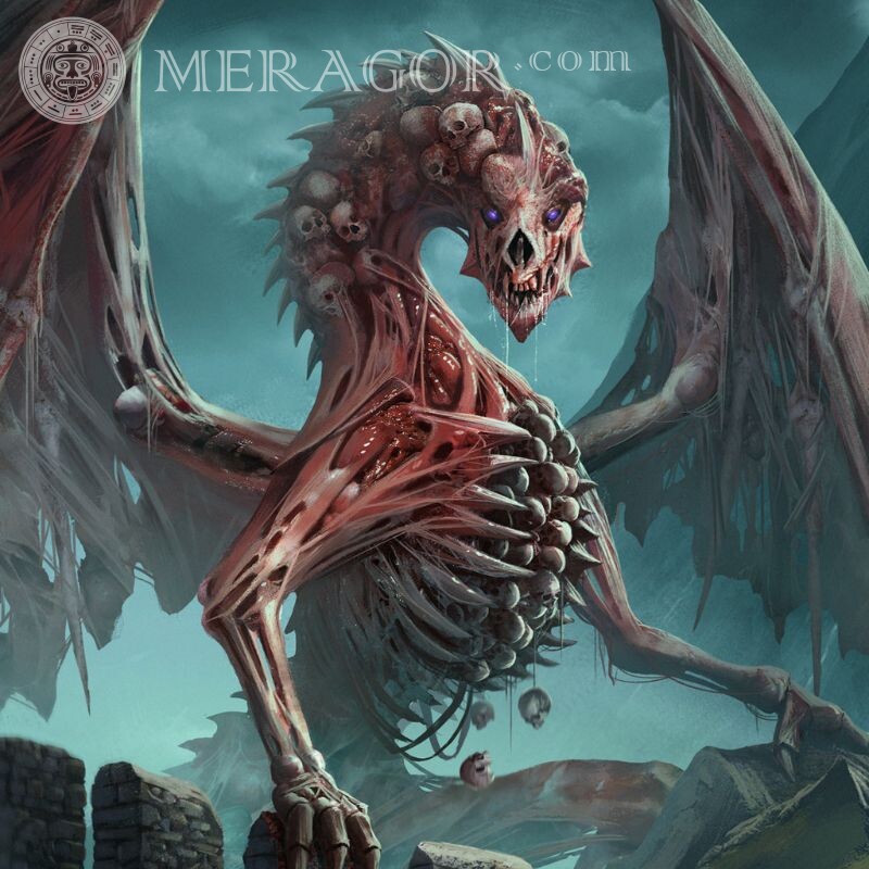 Avatar de dragón aterrador Espantoso Todos los juegos Dragón