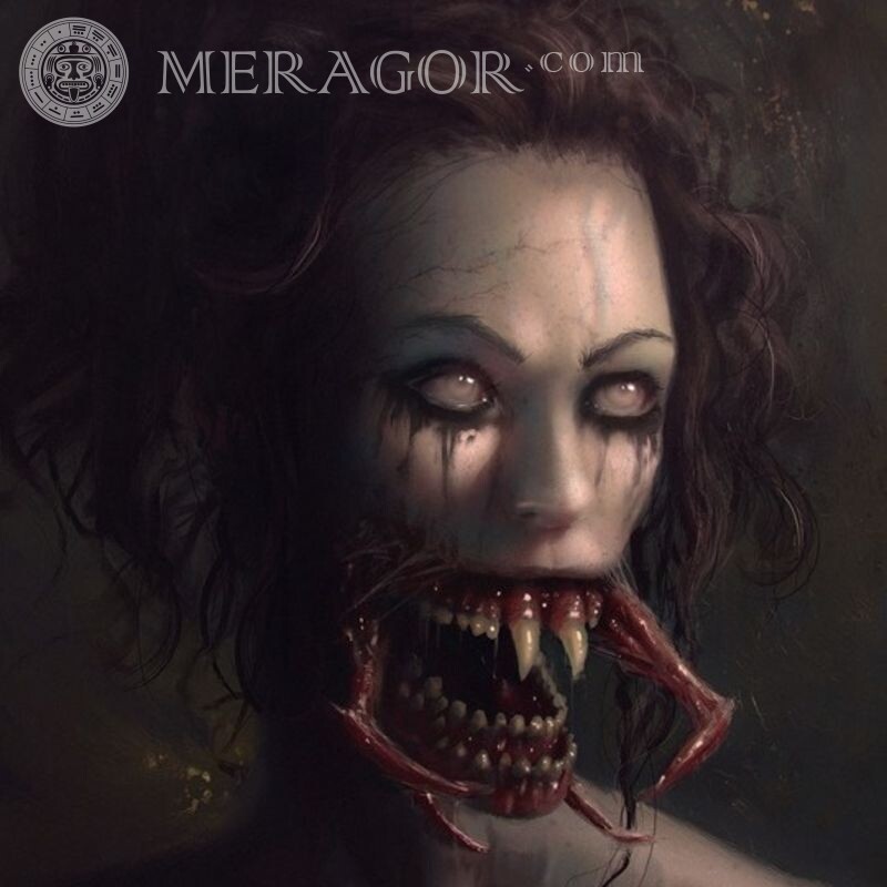 Найстрашніші Вампіри на аватар Вампір Страшні