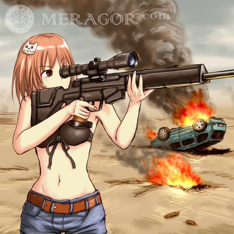 Аватарка девушки стрелка Standoff Все игры Counter-Strike