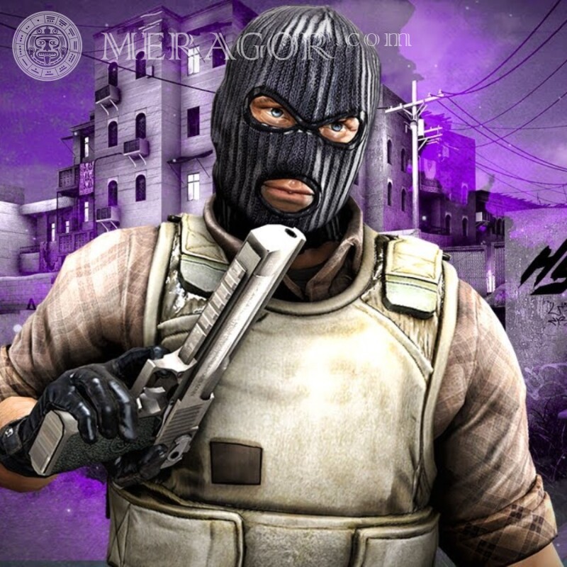 Картинка Стандофф 2  брутальный террорист Standoff Все игры Counter-Strike