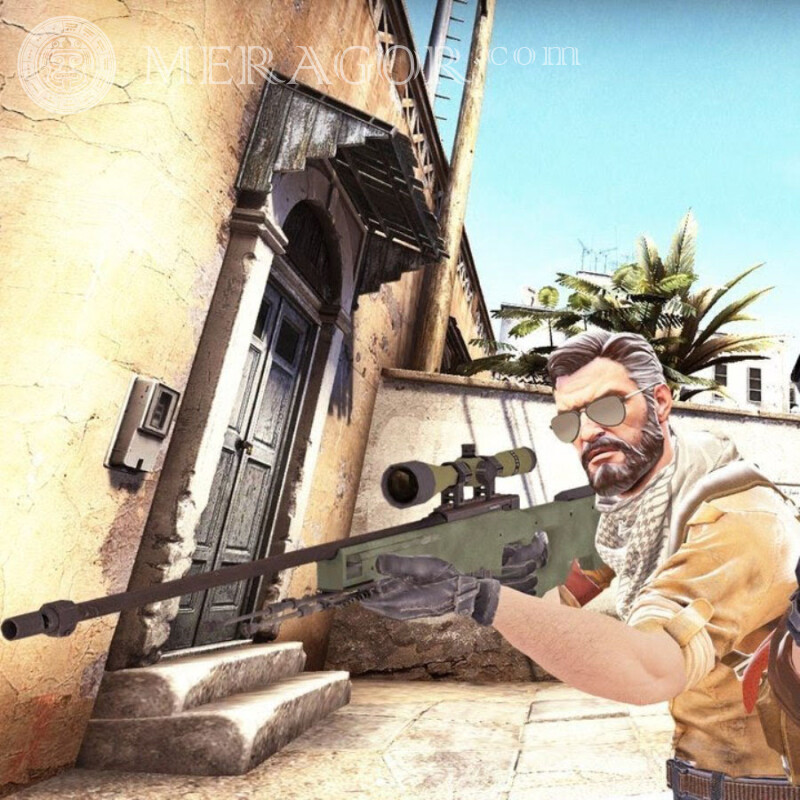Картинка Стандофф 2 терорист зі снайперською гвинтівкою Standoff Всі ігри Counter-Strike