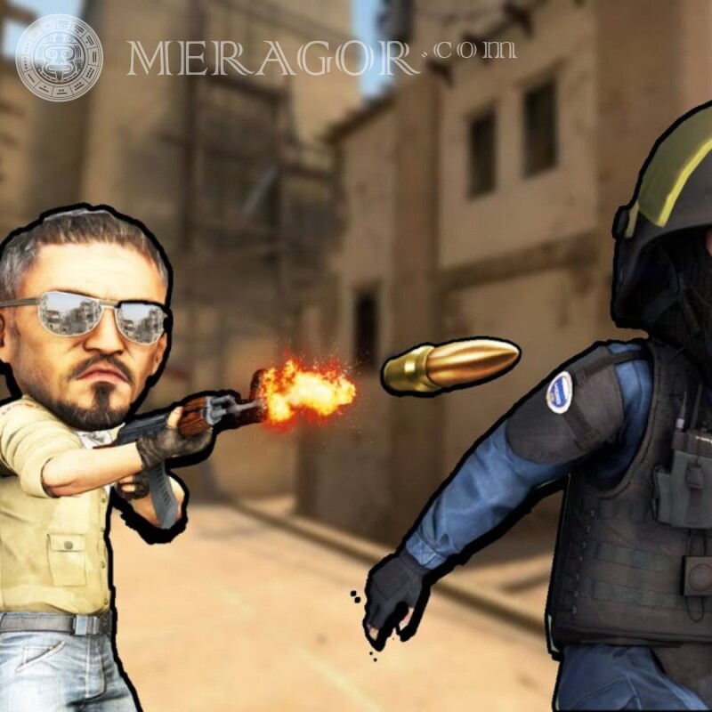Картинка Стандофф 2 террорист убивает полицейского Standoff Все игры Counter-Strike
