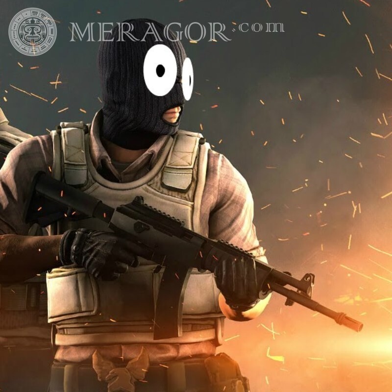 Картинка Стандофф 2 террорист с большими глазами Standoff Все игры Counter-Strike