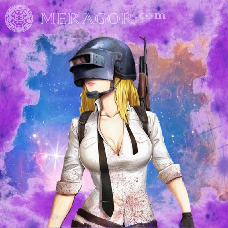 Bilder in einem Helm für Standoff 2 auf dem Avatar des Mädchens Standoff Alle Spiele Counter-Strike