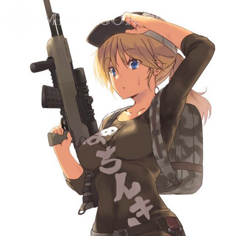 Chica con una imagen de arma en el avatar de Standoff Standoff Todos los juegos Counter-Strike