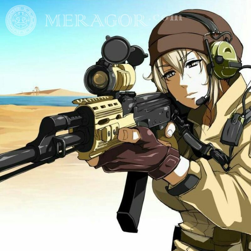 Cool anime girl sur le profil Standoff pour les forces spéciales Standoff Tous les matchs Counter-Strike