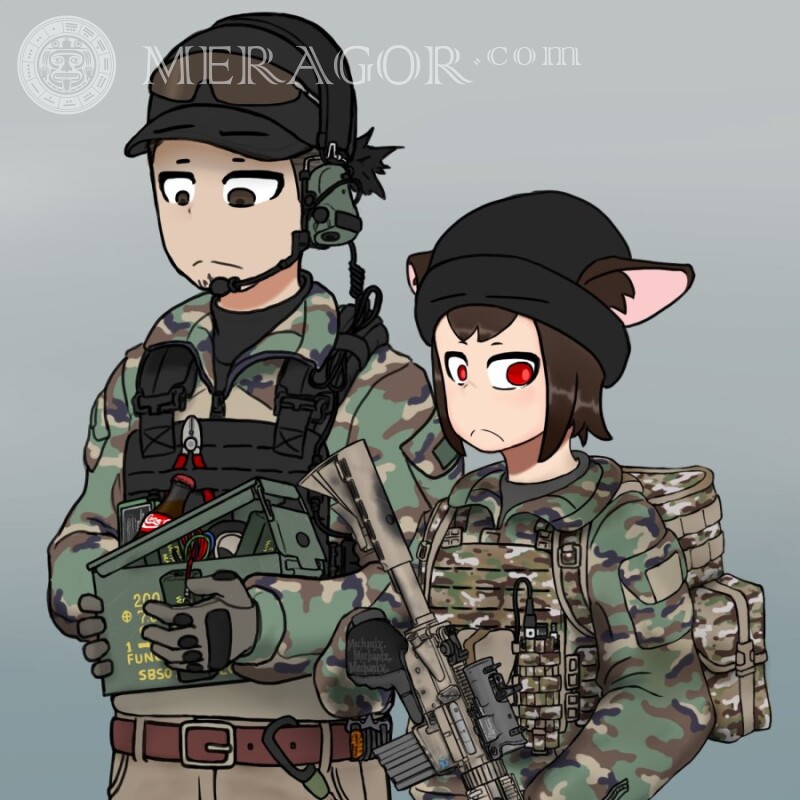 Anime-Avatar für Standoff für zwei Mädchen Standoff Alle Spiele Counter-Strike