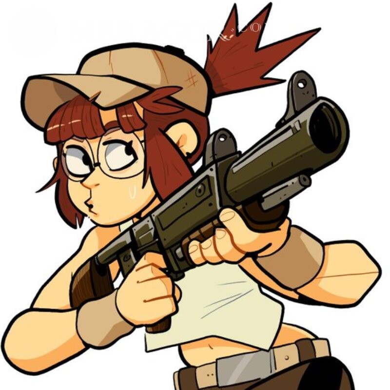 Garota engraçada no avatar de Standoff Standoff Todos os jogos Counter-Strike