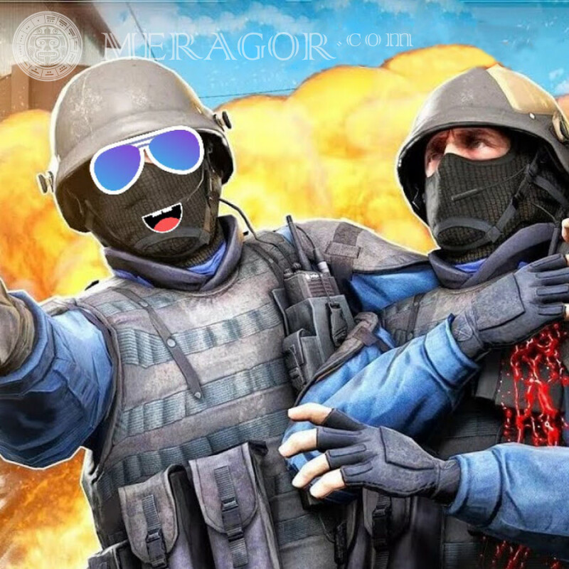 Funny picture of the police on the avatar of Standoff 2 | 2 Standoff All games Counter-Strike