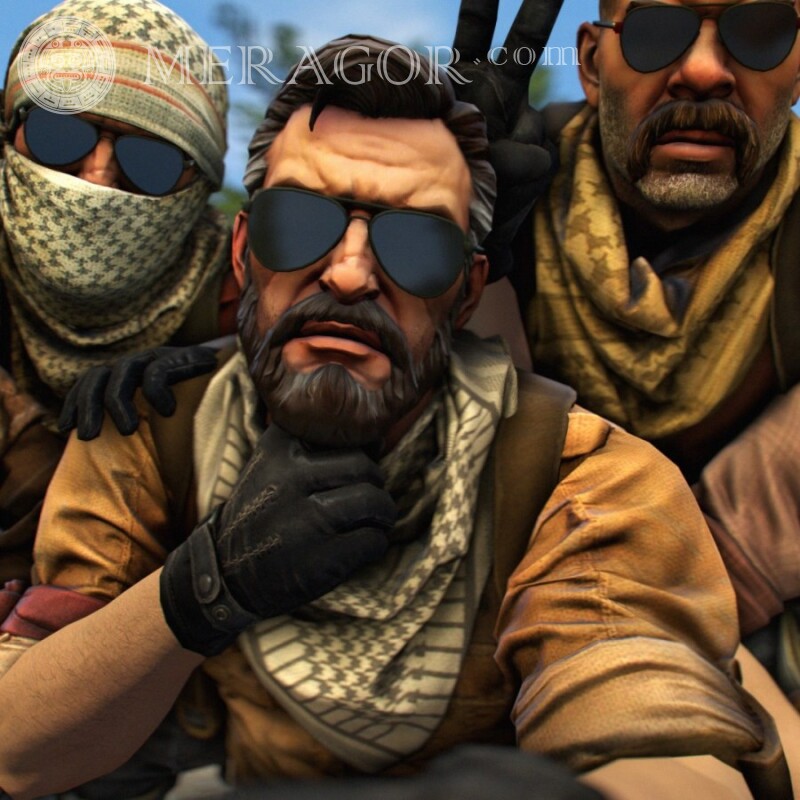 Cool avatar de terroristes pour Standoff Standoff Tous les matchs Counter-Strike