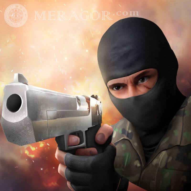 Аватарка стріляючого спецназівця для гри Стандофф 2 | 2 Standoff Всі ігри Counter-Strike