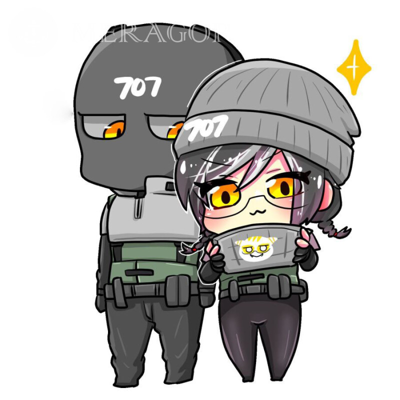 Avatar for a boy and a girl for the game Standoff 2 | 2 Standoff All games Counter-Strike