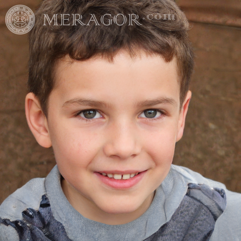 Baixe a foto de um menino de cabelo castanho para a sua foto de perfil Rostos de meninos Meninos jovens Pessoa, retratos