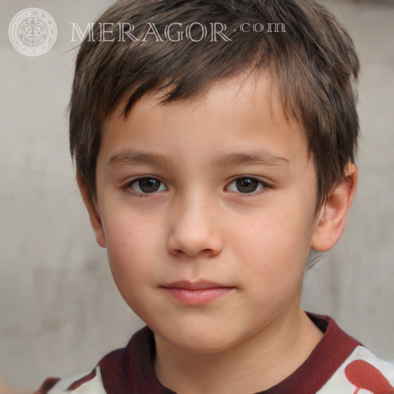 Para VK descarga una foto de un chico de cabello castaño Rostros de niños Chicos jóvenes Para VK Caras, retratos