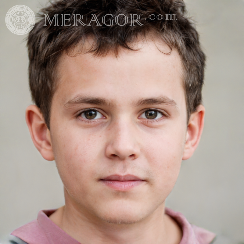 Download free photo of a simple boy for VK Faces of boys Young boys For VK Faces, portraits
